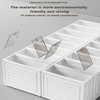 Stackable Foldable Shoe Rack, Shoe Storage Box Organizer for Shoes Clothes Books Blankets, Thick Sturdy Boxes for Hallway Bedroom - 4 of 4