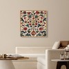 Art Remedy Ivory Floral Embroidery Chic Farmhouse Wall Art Framed - 2 of 4