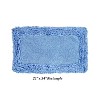 Shaggy Border Collection Bath Rug 100% Cotton Tufted Weave Ruffle Border Pattern Bathroom Rug for Machine Washable Bath Mat - 2 of 4