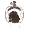 Direct International 41.0 Inch Turkey In Pumpkin Stake Thanksgiving Harvest Outdoor Decorative Garden Stakes - 3 of 3