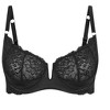 Women's Plus Size Viva Underwire Demi Bra - black | CITY CHIC - 3 of 4