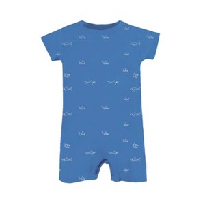 günamüna® Cotton Shortie Romper with DIAPER-ZiP - 1 of 4
