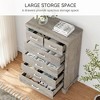 6 Drawer Dresser for Bedroom, 45" Tall Wood Dresser&Chests of Drawers with Deep Drawers, Modern Chest Organizer with Metal Handles for Living Room - 2 of 4