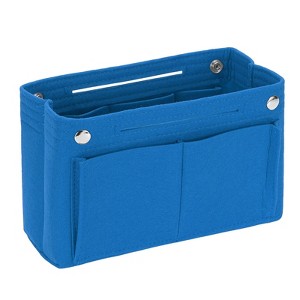 Unique Bargains Felt Multiple Compartments Insert Handbag Organizer 6.7" x 3.9" x 5.9" - 1 of 4
