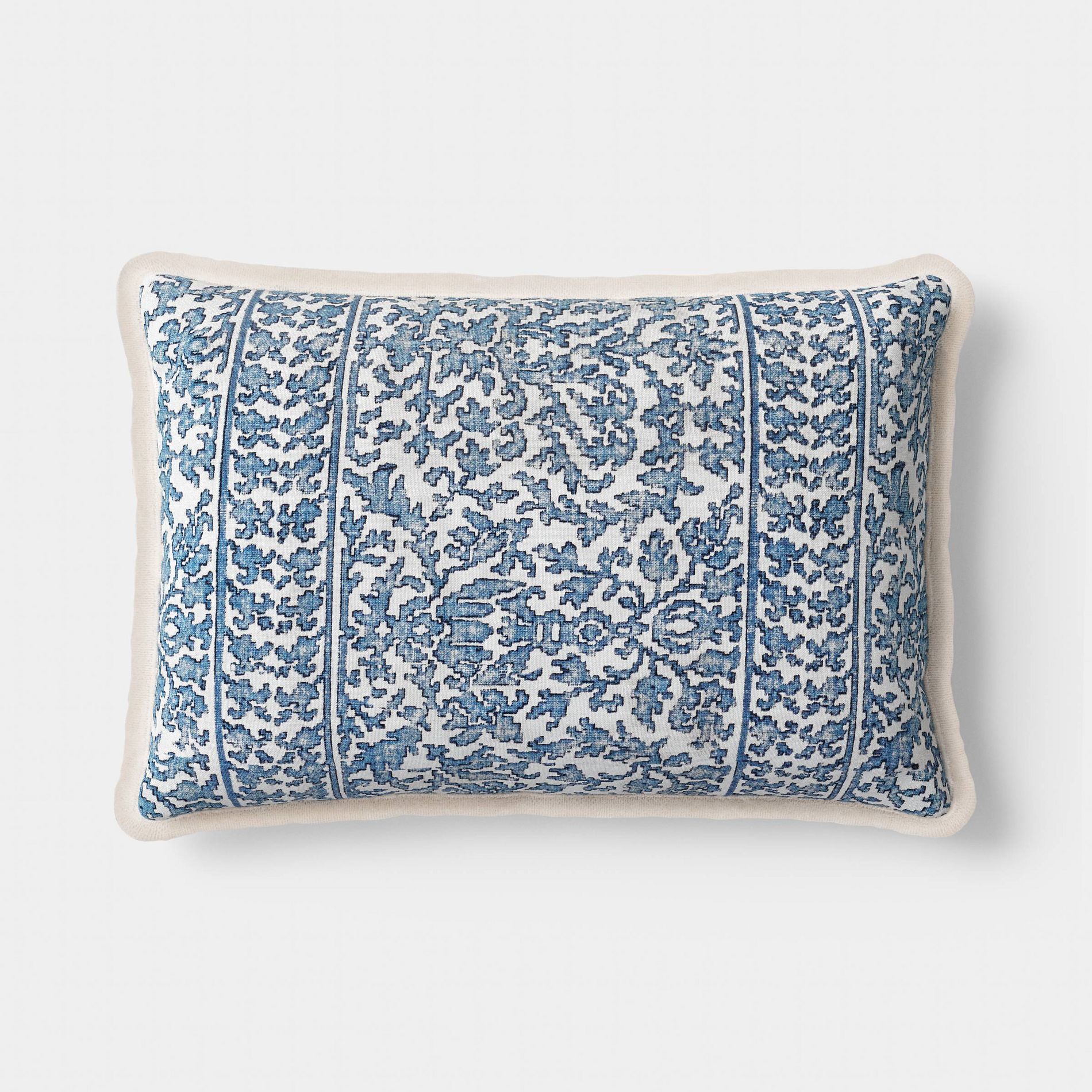 Lumbar Floral Throw Pillow blue - Threshold™