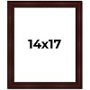 PosterPalooza | Distressed Brown Picture Frame - UV Acrylic, Foam Board Backing, Hanging Hardware - 2 of 4