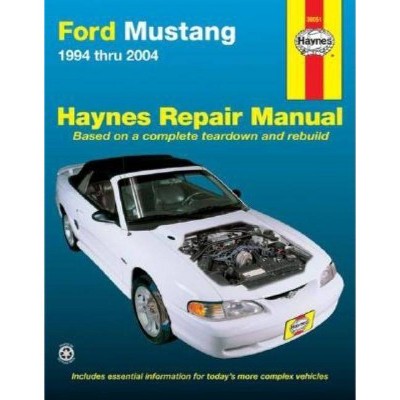 Ford Mustang 1994 Thru 2004 Haynes Repair Manual - (Haynes Repair Manual (Paperback)) by  Ken Freund (Paperback)