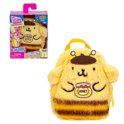 Real Littles Hello Kitty and Friends 3.5" Inch Micro Collectible Backpack with 6 Surprise Inside!, Honey Scented Pompompurin