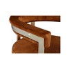 Meridian Furniture,Marcello Cognac Velvet Counter Stool, Set of 2 - 4 of 4