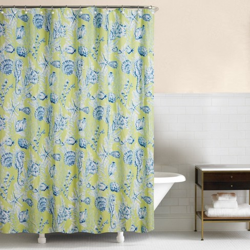 C&f Home Fenwick Isle Green Shower Curtain : Target