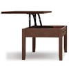 46" Solid Wood Lift Top Coffee Table with Storage, Antique Bronze Knobs, Ideal for Living Room or Family Room - 4 of 4