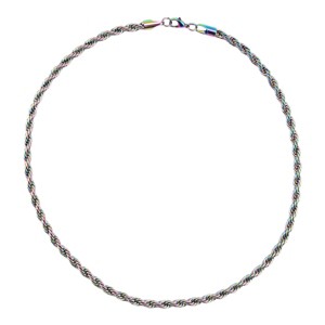 Slate by Rebl Rope Chain Necklace  Stainless Steel - 1 of 4