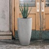 Rosemead Home & Garden Concrete Outdoor Planter Pot Chalk White 16.73"x16.73"x27.17" - 3 of 4