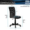 Anybear Black Mesh Task Office Chair - 3 of 4