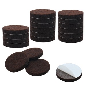 Unique Bargains Felt Round Self-Adhesive Floor Protectors Furniture Pads 20 Pcs - 1 of 3