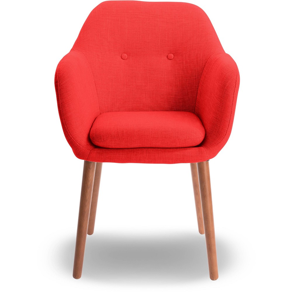 Photos - Chair Roux Armchair Red - Adore Decor