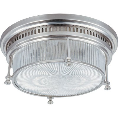Maxim Lighting Hi-Bay 2 - Light Flush Mount in  Satin Nickel