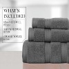 Home Weavers Elegance Essentials 550GSM 100% Cotton Zero Twist Super Absorbent Bath Towel Set - 2 of 4