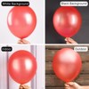 PartyWoo Balloons Pearl Red 12 Inch 50 pcs - 2 of 4