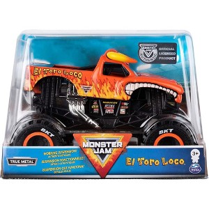 Monster Jam Official El Toro Loco Monster Truck Die-Cast Vehicle, 1:24 Scale - 1 of 3