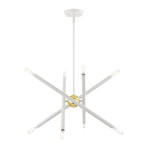 Livex Lighting Soho 8 - Light Chandelier in  White - 1 of 1