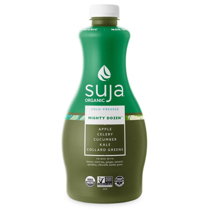 Suja Organic Vegan Mighty Dozen Fruit and Vegetable Drink - 46 fl oz, 1 of 15
