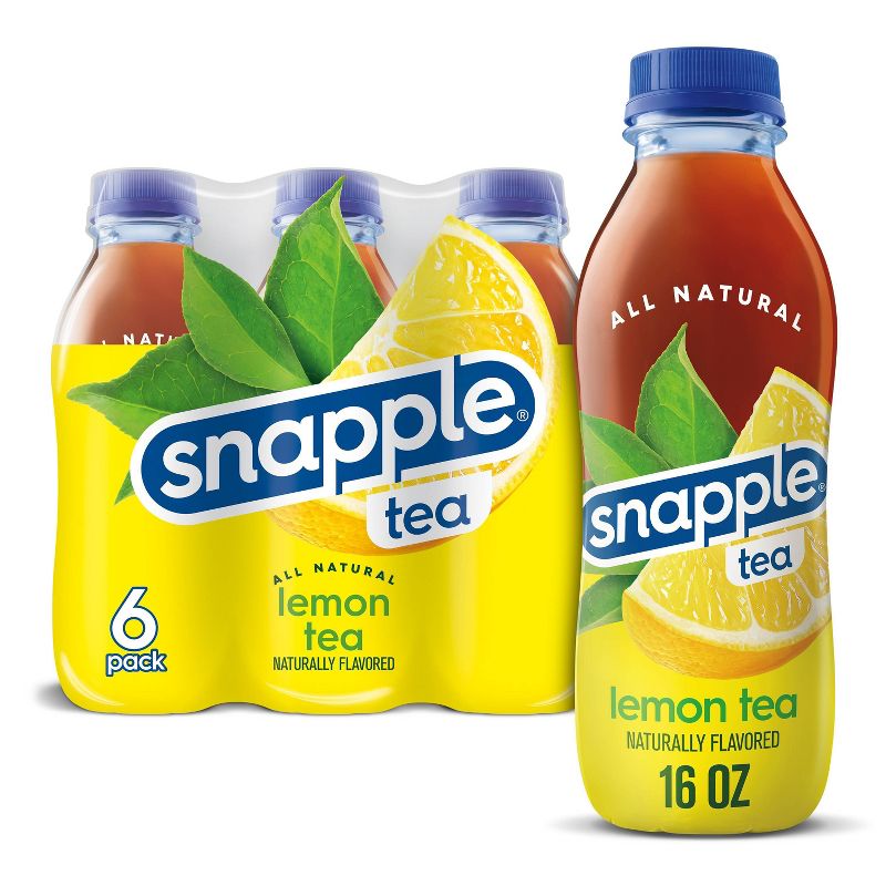 Snapple Lemon Tea - 6pk/16 fl oz Bottles, 1 of 11