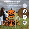Big Dot of Happiness Pumpkin Skeleton - Large Scary Jack-O'-Lantern Skeleton Yard Sign Outdoor Lawn Decorations Yard Signs - 40 Inches Tall - 4 of 4
