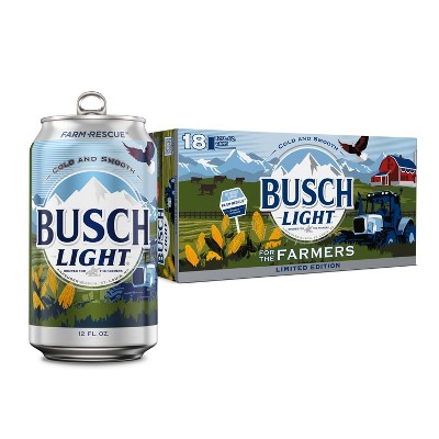 Busch Light American Lager Beer - 18pk/12 fl oz Cans