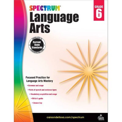 Spectrum Language Arts, Grade 6 - (Paperback)