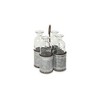Cheung's Sofia 4 Slot Galvanized Metal Jar Holder - 2 of 3