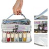 Unique Bargains Portable with 35 Bottles Slots Travel Nail Polish Storage Bag - 3 of 4