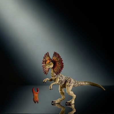 Детские фигурки Jurassic World Hammond Collection Dilophosaurus Dinosaur Figure, Deluxe Design and Articulation — фото 5