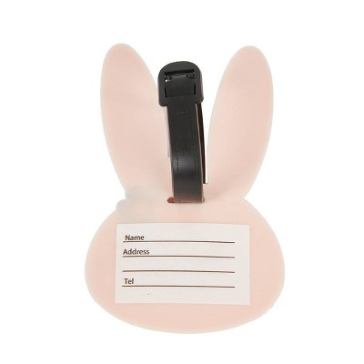 Kids' 5-Piece Pink Bunny Hard Shell Spinner Luggage Set