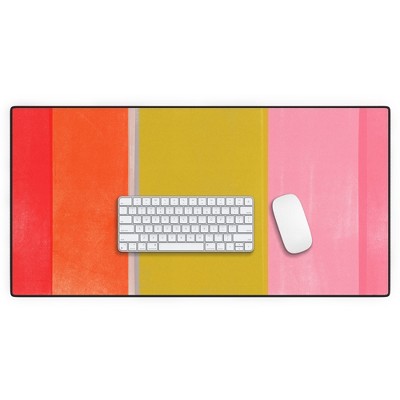 Garima Dhawan stripe study Desk Mat - Deny Designs