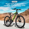 Gulches 24-Inch Black+Green Mountain Bicycles - 21-Speed Shimano with Dual Disc Brakes for Adults - 2 of 4