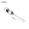 Unique Bargains 18/8 Stainless Steel Dessert Cereal Dumplings Small Silver Tone Soup Spoons - 2 of 4