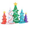Occasions AIRFLOWZ INFLATABLE COLORFUL CHRISTMAS TREES  9FT, 6 ft Tall, Red - 3 of 4
