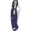 Spyderco Military 2 Folding Pocket Knife with 4" Full-Ground CPM S30V Blade | Get Safer One-Handed Operation with the Compression Lock, Dark Blue - 2 of 4