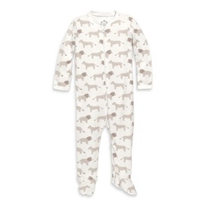 Primary Baby Organic Animal Friends Zip Footie - 1 of 1