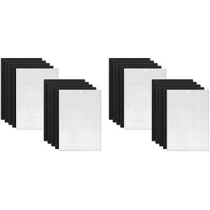 Nispira AP-1216-FP True HEPA Carbon Filter Replacement Compatible with Coway Airmega Air Purifier AP-1216L, 4 Sets - 1 of 3