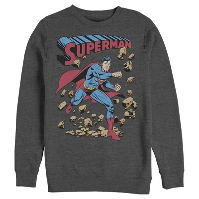 Men's Superman Hero Break Barriers Sweatshirt