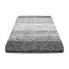 Gray Bathroom Rug 36" x 24" Absorbent Soft Bathroom Mat - 3 of 4