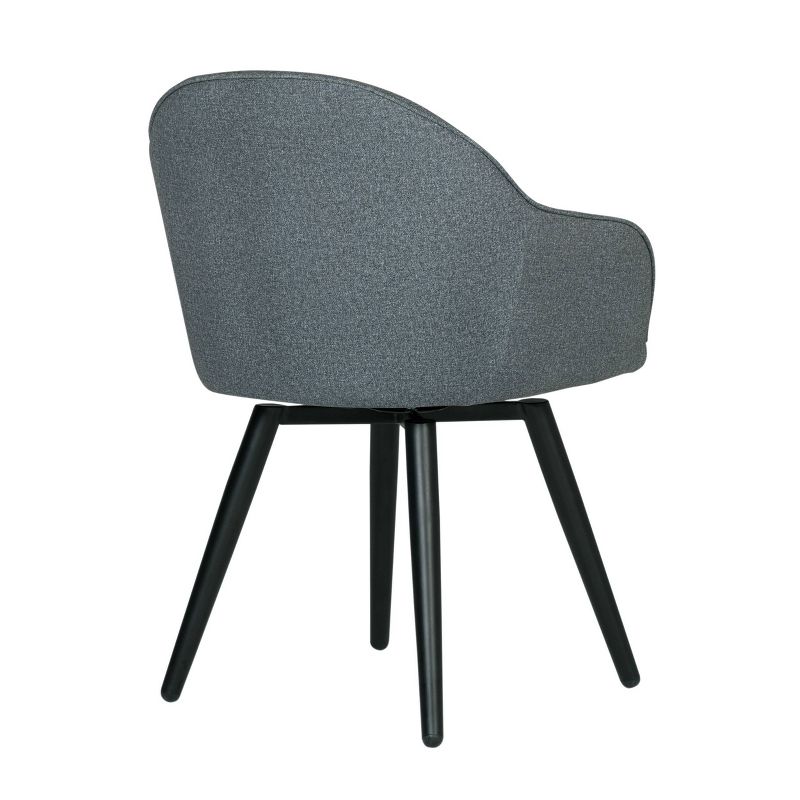 Dome Swivel Armchair Charcoal Heather - Studio Designs Home, 6 of 11