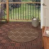 Nourison Versatile Solid Diamond Indoor Outdoor Flatweave Area Rug - 2 of 4