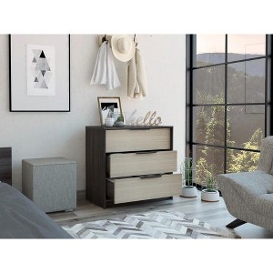 CAVINAS 3 Drawers Dresser for Bedroom,Modern Drawers with Black Handle for Kids Room,Living Room,Entry and Hallway - 1 of 4