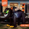 Joyfy 7 FT Halloween Inflatable Outdoor Decoration, Inflatable Black Cat with Moving Head for Halloween Party Indoor Outdoor Yard Garden Lawn Decor - 3 of 4