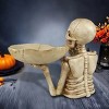 Halloween Skeleton Storage Tray, Skull Halloween Candy Dish Fruit Snack Serving Tray Platter Cupcake Containers Goth Dining Table Centerpiece - 3 of 4