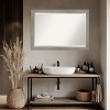 Amanti Art Grand Narrow Beveled Framed Bathroom Vanity Wall Mirror - 4 of 4