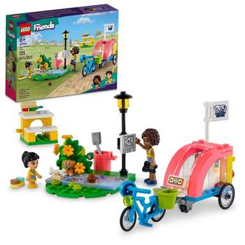 LEGO Friends Dog Rescue Bike Toy, Animal Puppy Playset 41738